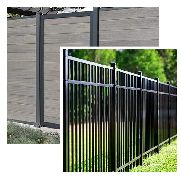 composite and aluminum fence in miami
